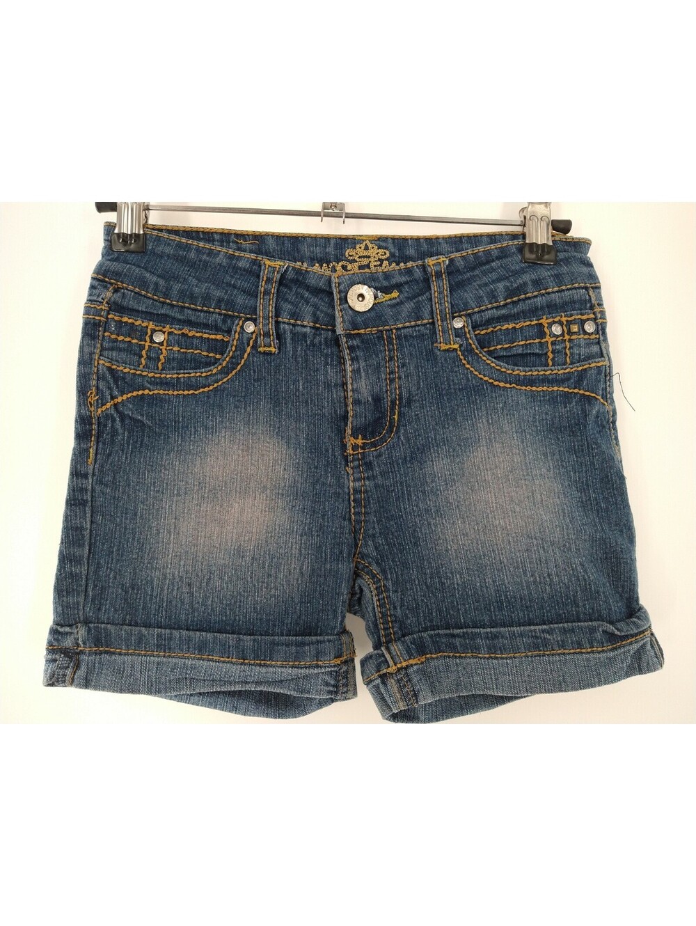 Almost Famous GIRLS jean Shorts Size 8 Blue 029